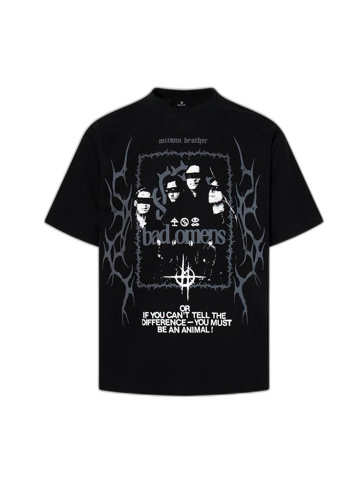 Blindfold Portrait Gothic Graphic T-Shirt
