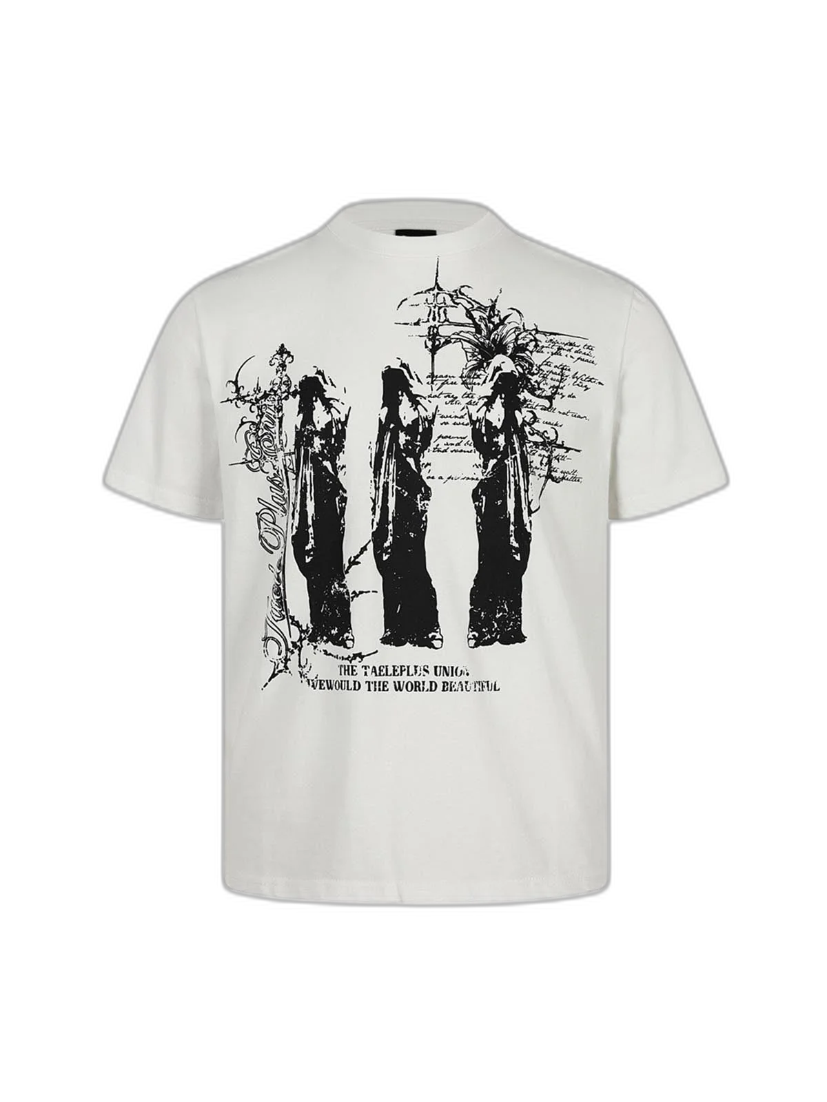 Gothic Statuette Cotton Jersey T-Shirt