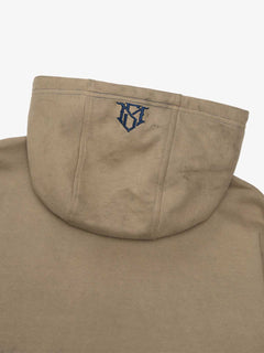 SUPERMADE Thorn Embroidery Zip Hoodie - Sand Color