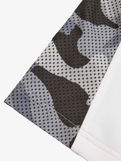 Original Camouflage Spliced Baseball T-Shirt - Blanco