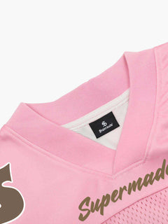 Pink Flame Print Jersey T-shirt - Rosa