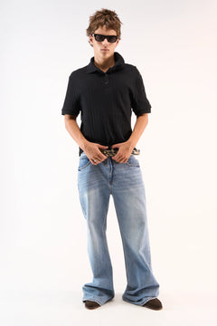 Placket Black Polo