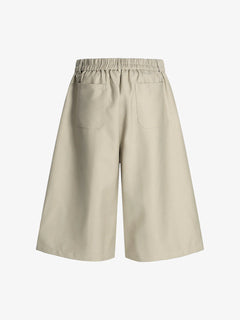 Deconstructed Drop-Effect Casual Jort - Albaricoque