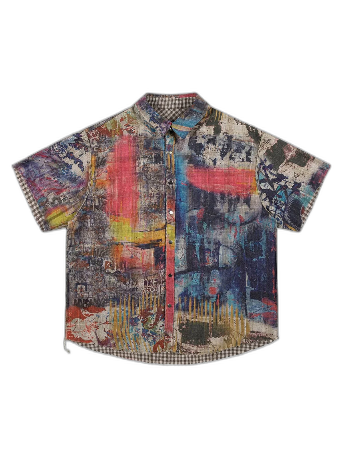 Street Reversible Short-sleeved Shirt