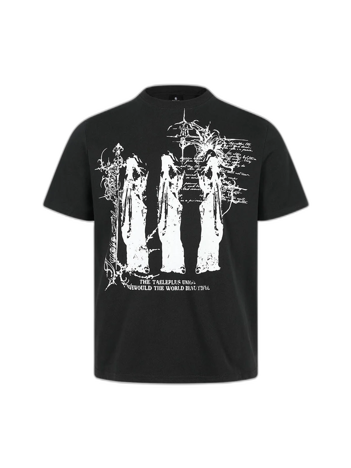 Gothic Statuette Cotton Jersey T-Shirt
