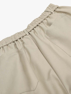 Deconstructed Drop-Effect Casual Jort - Albaricoque