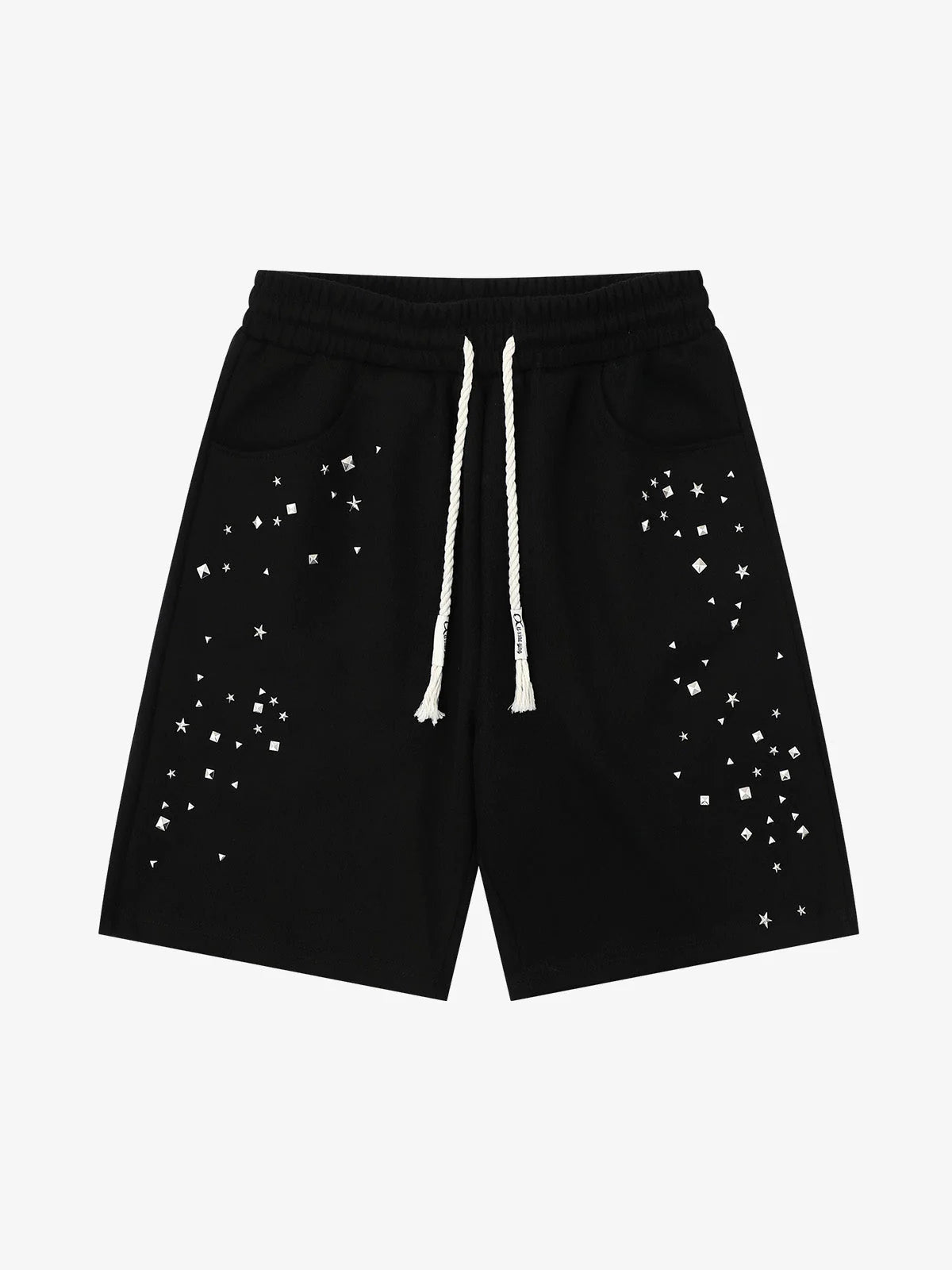 Studded Jersey Sweat Shorts