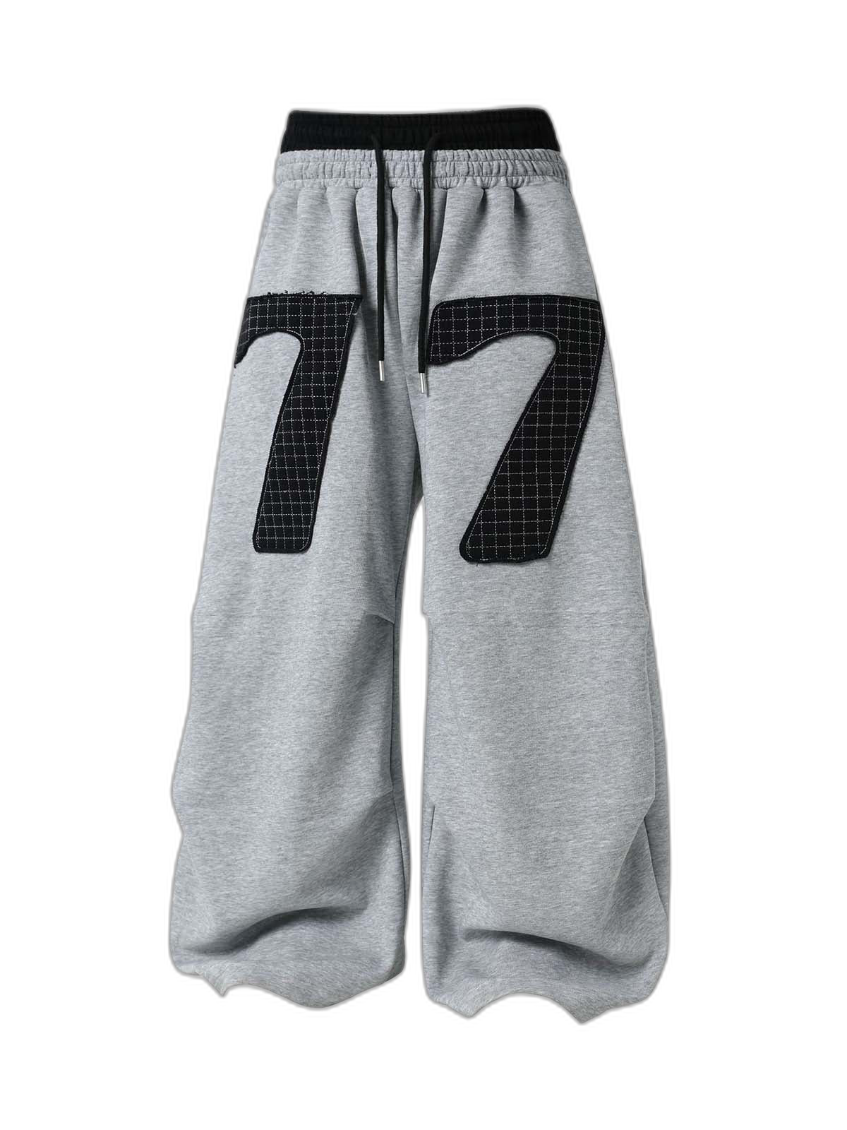 Double-Waisted Ruched Sweatpants