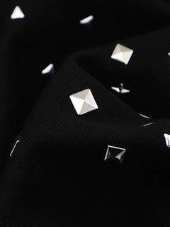Studded Jersey Sweat Shorts - Negro