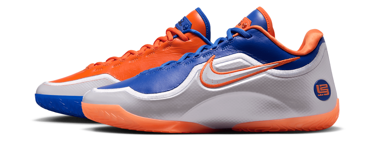 LEBRON XXIII "HARDWOOD CLASSICS" GAME ROYAL AND SAFETY ORANGE - imagen 1