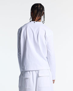 ICON LONGSLEEVE TEE WHITE