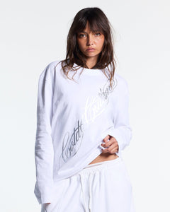 ICON LONGSLEEVE TEE WHITE
