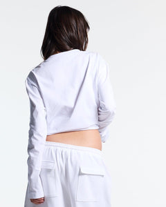 ICON LONGSLEEVE TEE WHITE