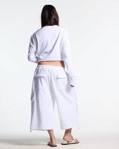 ICON PARACHUTE SHORT WHITE