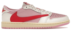 Jordan 1 Retro Low OG SP Travis Scott Sail Tropical Pink — vista principal sin fondo