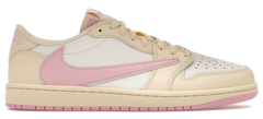 Jordan 1 Retro Low OG SP Travis Scott Shy Pink — vista principal sin fondo