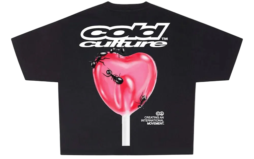 LOLLIPOP TEE BLACK