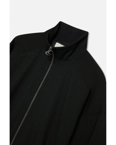 Nautica Black Pinstripe Jacket — detalle