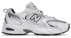 New Balance 530 White Silver Navy — vista principal sin fondo