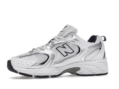 New Balance 530 White Silver Navy — vista 4