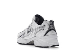 New Balance 530 White Silver Navy — vista 5