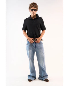 Placket Black Polo