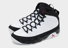 AIR JORDAN 9 RETRO OG WHITE AND BLACK - vista 2