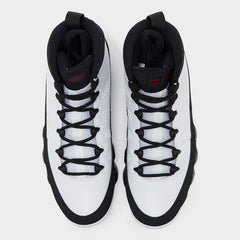AIR JORDAN 9 RETRO OG WHITE AND BLACK - vista 5