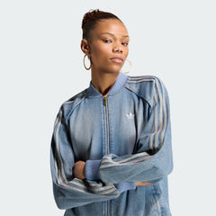 SST OVERSIZED DENIM TRACKTOP