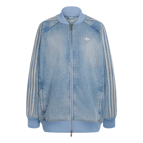 SST OVERSIZED DENIM TRACKTOP