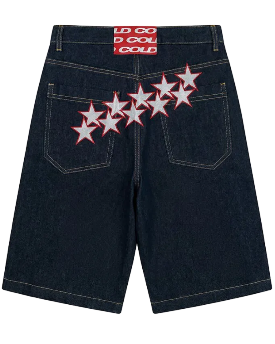 STARS V2 SHORTS RAW DENIM