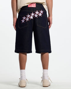 STARS V2 SHORTS RAW DENIM