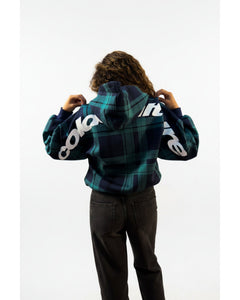 TWO FACES HOODIE NAVY & GREEN - imagen 3
